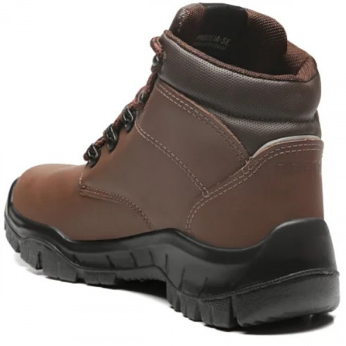 Botina bidensidade couro vaqueta com cadar�o - WVDG