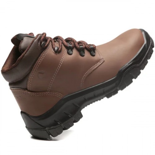 Botina bidensidade couro vaqueta com cadar�o - WVDG