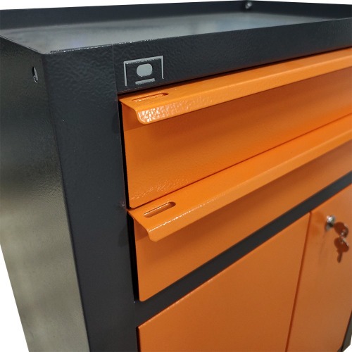 Carrinho para ferramentas com 2 gavetas e 2 portas - 91004