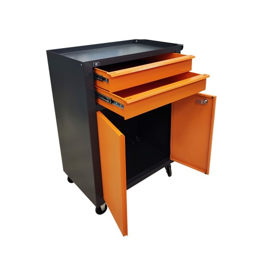 Carrinho para ferramentas com 2 gavetas e 2 portas - 91004