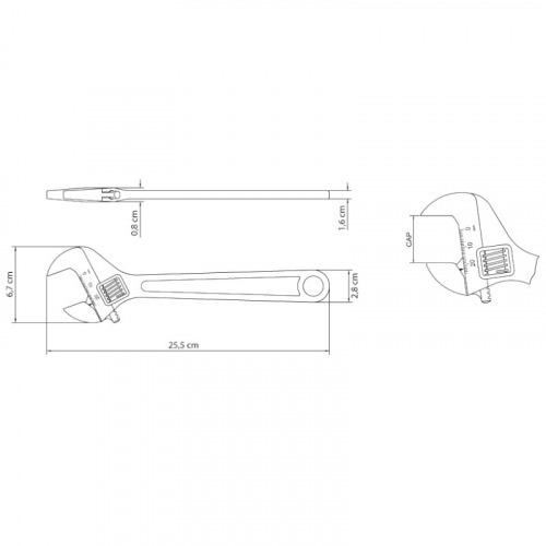 Chave ajustável 10 Chave ajustável 10