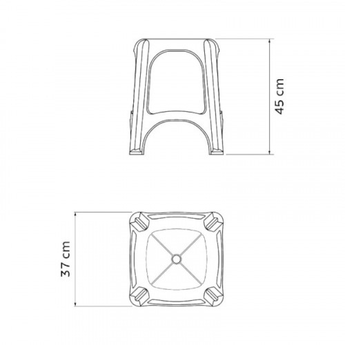 Banqueta plástica suporta até 120 Kg - Niterói Banqueta plástica suporta até 120 Kg - Niterói