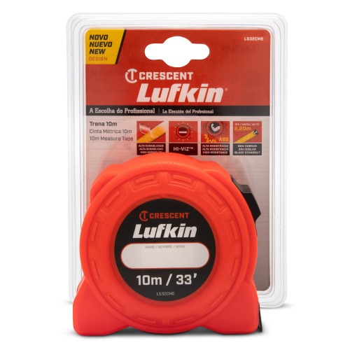 Trena com fita de a�o 25,4 mm x 10 m com trava 