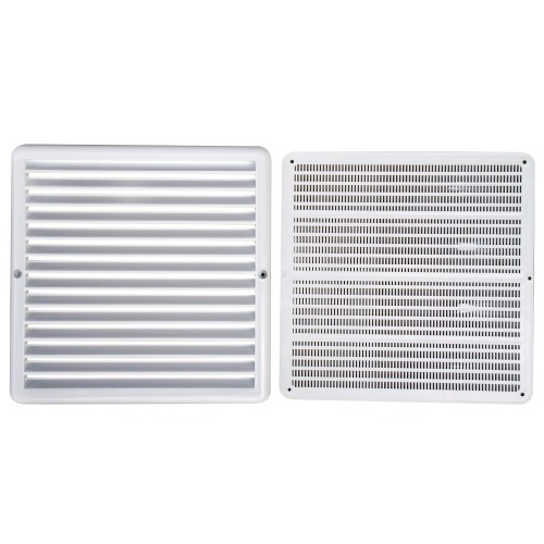 Grade de ventila��o pl�stica quadrada 25 x 25 cm