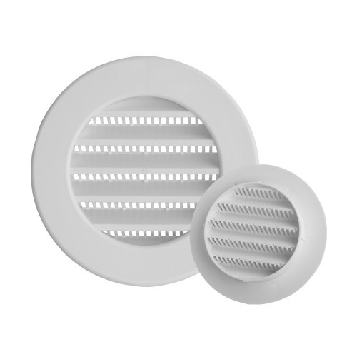 Grade de ventila��o pl�stica para duto de 100 mm