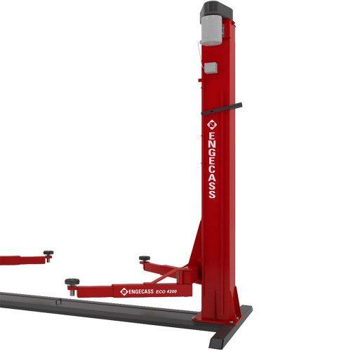 Elevador automotivo 4,2T lubrificação a óleo vermelho trifásico - ECO 4200 Elevador automotivo 4,2T lubrificação a óleo vermelho trifásico - ECO 4200