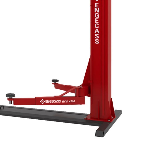 Elevador automotivo 4,2T lubrificação a óleo vermelho trifásico - ECO 4200 Elevador automotivo 4,2T lubrificação a óleo vermelho trifásico - ECO 4200