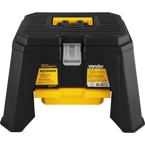 Banqueta para mec�nico com compartimento para ferramentas