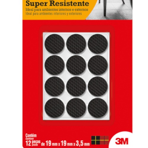 Protetor adesivo anti risco pequeno com 12 unidades