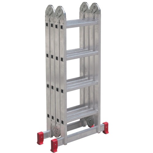 Escada multifuncional de alum�nio 4 x 5 com 20 degraus 13 em 1 - ESC0294