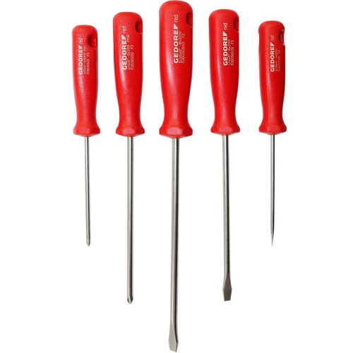 Jogo de chaves de fenda e phillips com 5 pe�as a�o cromo van�dio - R38001005