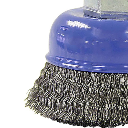 Escova de a�o tipo copo ondulada 4