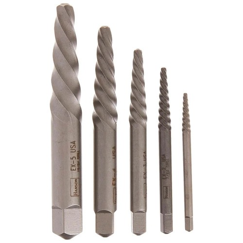 Jogo extrator de parafusos 5/64