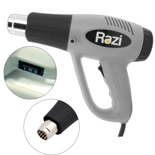 Soprador térmico 2000W 350 a 550°C 2 estágios 21145 - RZ-S2000/M2 220V Soprador térmico 2000W 350 a 550°C 2 estágios 21145 - RZ-S2000/M2 220V