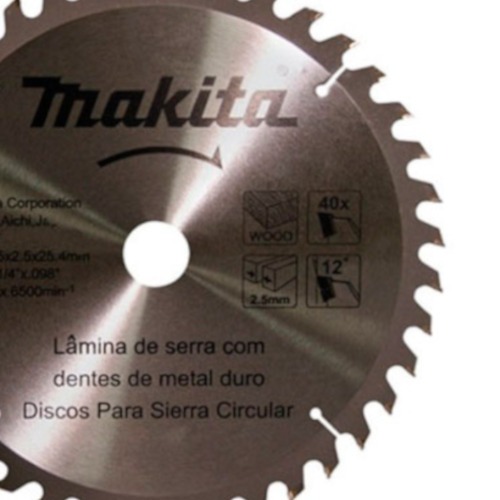 Disco de serra metal duro 165 x 20 mm com 40 dentes