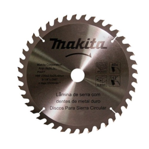 Disco de serra metal duro 165 x 20 mm com 40 dentes