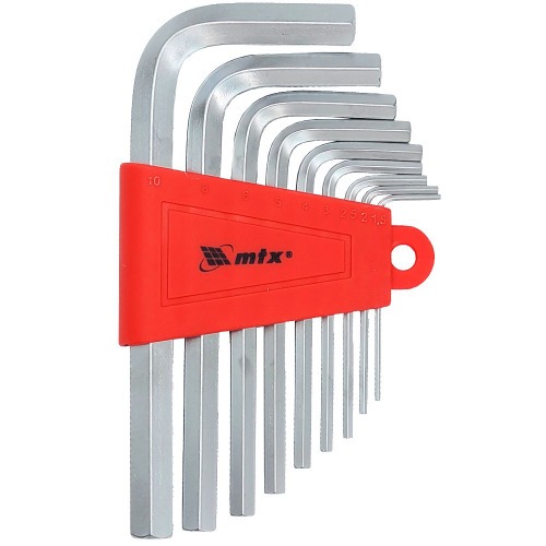 Jogo de chave allen 1,5 a 10 mm com 9 pe�as - 123039