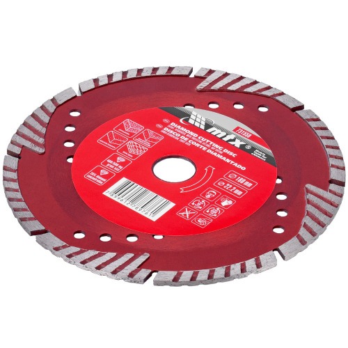 Disco de desbaste diamantado 180 mm segmentado para concreto - 731559