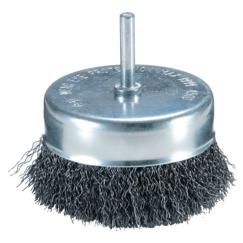 Escova de a�o tipo copo arame ondulado 3.1/8
