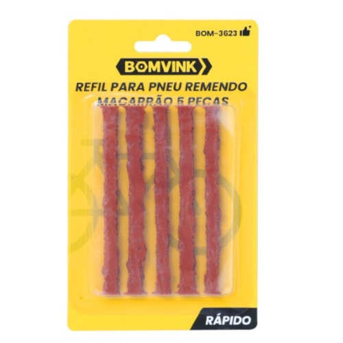 Remendo para c�mara de ar com 5 pe�as - BOM-3623