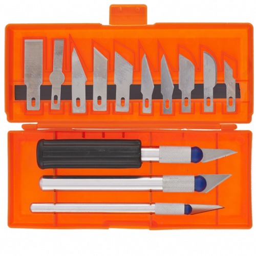 Jogo de cortadores para madeira com 13 pe�as com maleta - 2461655