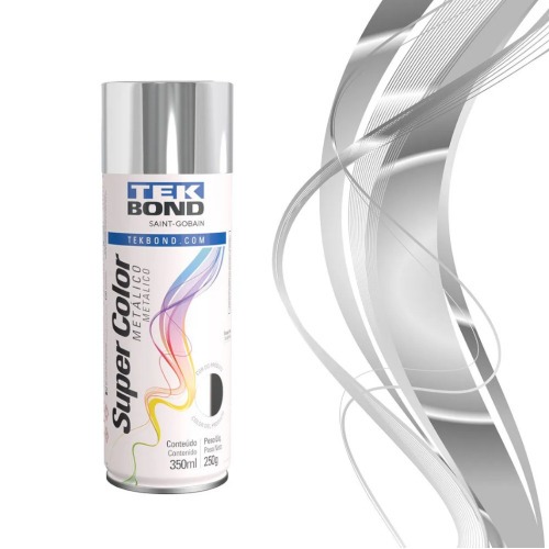 Tinta spray cromado met�lico 350 ml 250g