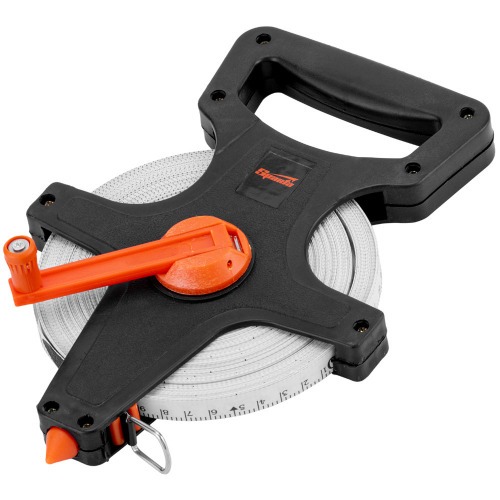 Trena em fibra de vidro 50 metros com caixa aberta 3144055 Trena em fibra de vidro 50 metros com caixa aberta 3144055