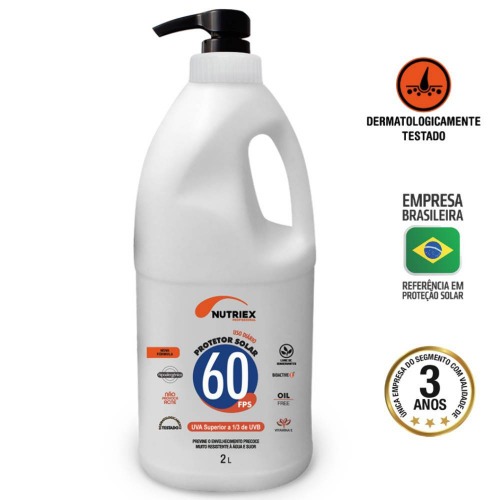 Protetor solar corporal 2 litros FPS 60 - 61036