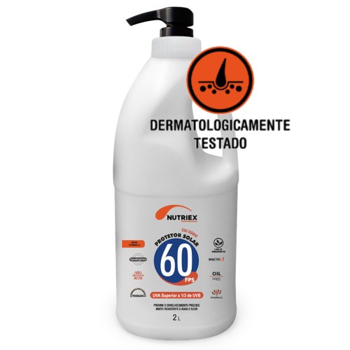 Protetor solar corporal 2 litros FPS 60 - 61036