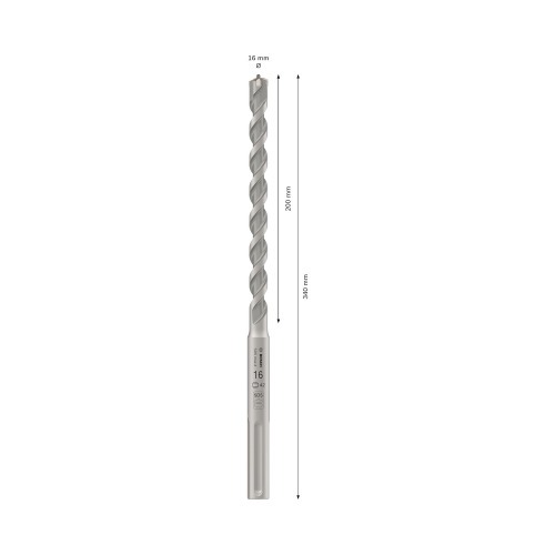 Broca de w�dea para concreto 16 X 200 X 340 mm SDS Max - MAX-4