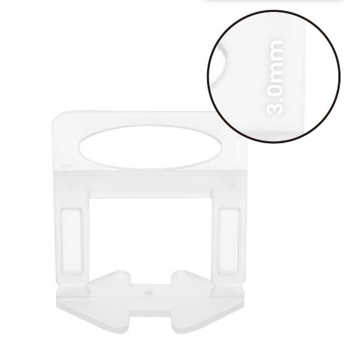 Espa�ador e nivelador para piso 3,0 mm com 100 pe�as - BOM-5546