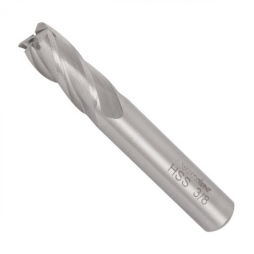 Fresa de topo em a�o r�pido com 4 cortes 5/16