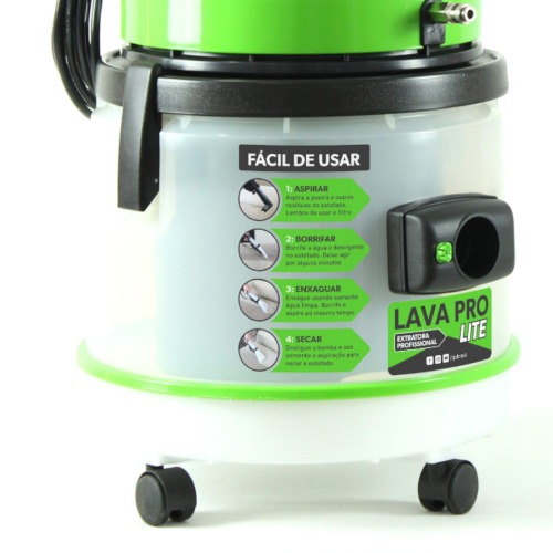 Extratora de carpete e Aspirador 27L 1200W Lava PRO Lite - EP127  110V