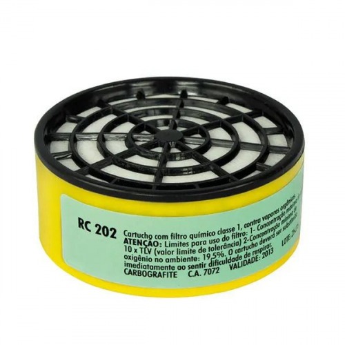 Cartucho para m�scara respirat�ria - RC-202