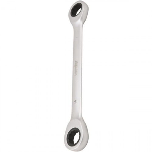Chave estrela com catraca 10 x 11 mm a�o cromo van�dio