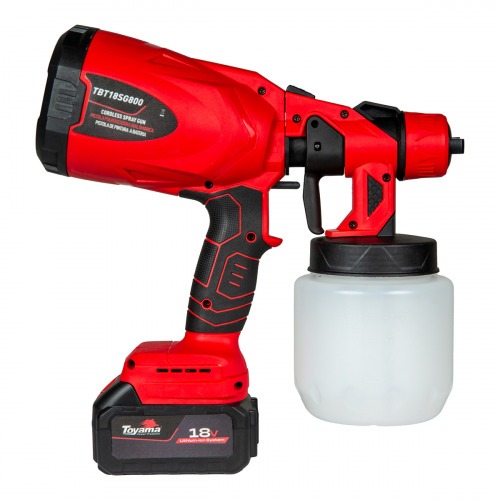 Pistola de pintura a bateria 18V 2Ah Brushless  - TBT18SG800-K2  110V/220V