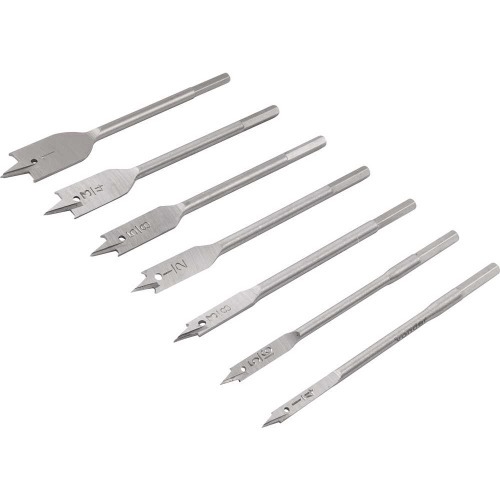 Jogo de brocas chatas de 1/4