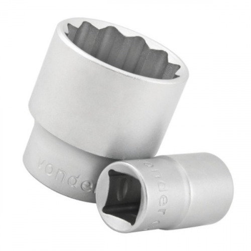 Soquete estriado 14 mm encaixe 1/2