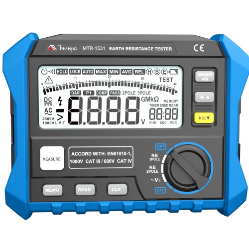 Terr�metro digital port�til CAT IV 600V -  MTR-1531