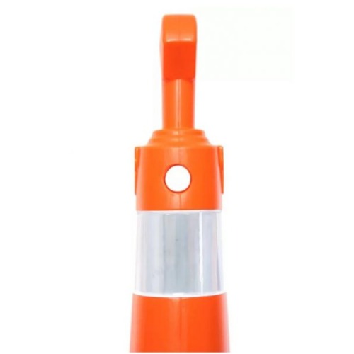 Cone balizador refletivo tipo T 1,14 m 5 kg laranja - T-TOP