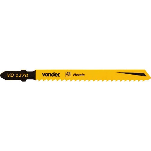 Lâminas serra tico tico 100 mm 8 dentes para metal 5 peças Lâminas serra tico tico 100 mm 8 dentes para metal 5 peças