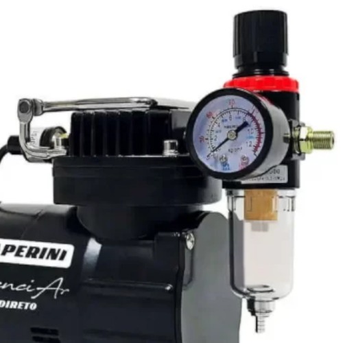 Compressor de ar direto 23L/min 1/5 hp com filtro regulador 24613 - SilenciAr  110V