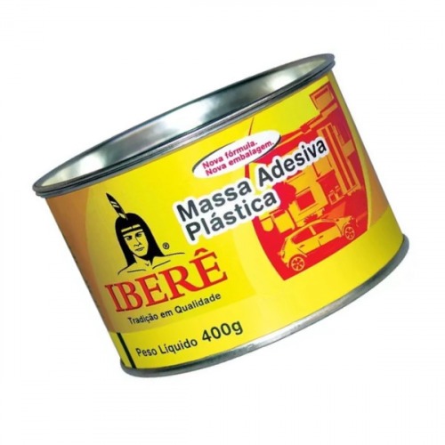 Massa pl�stica com catalisador 400 gramas branca