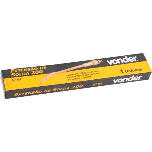 Extensão de solda 200 oxiacetileno nº 04 Extensão de solda 200 oxiacetileno nº 04