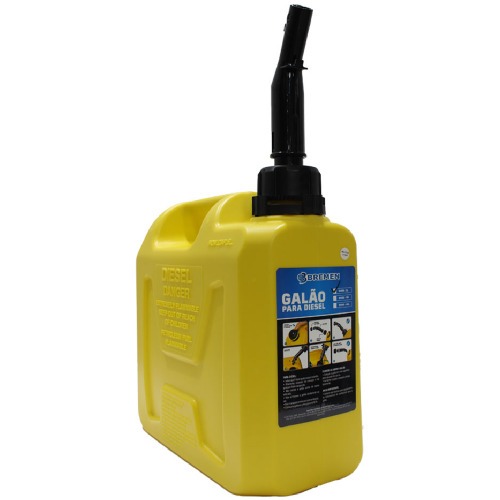 Galão para transferência de diesel antigotejante 5L - 10499 Galão para transferência de diesel antigotejante 5L - 10499