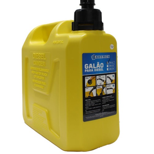 Galão para transferência de diesel antigotejante 5L - 10499 Galão para transferência de diesel antigotejante 5L - 10499