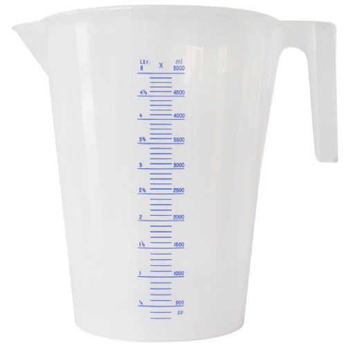 Jarra graduada 5L polipropileno