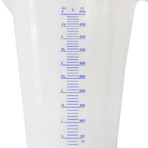 Jarra graduada 5L polipropileno