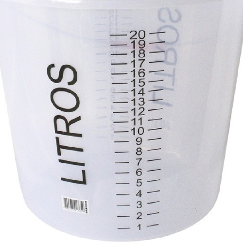 Balde pl�stico 20L graduado - 6681