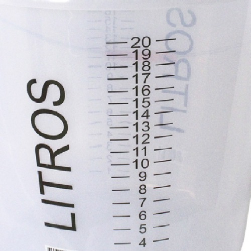 Balde pl�stico 20L graduado - 6681